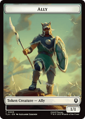 Ally (0005) // Soldier (0002) Double-Sided Token [Avatar: The Last Airbender Tokens] MTG Single Magic: The Gathering  | Multizone: Comics And Games