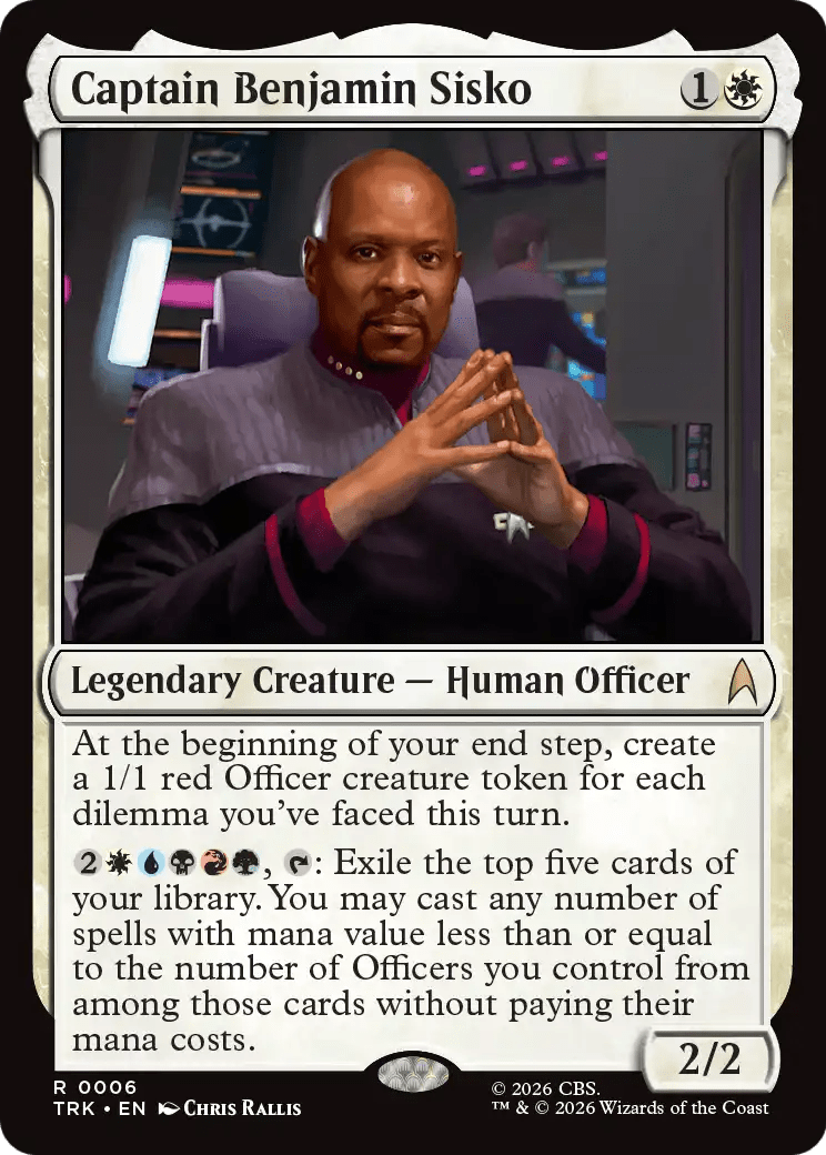 Captain Benjamin Sisko [Star Trek] MTG Single Magic: The Gathering  | Multizone: Comics And Games