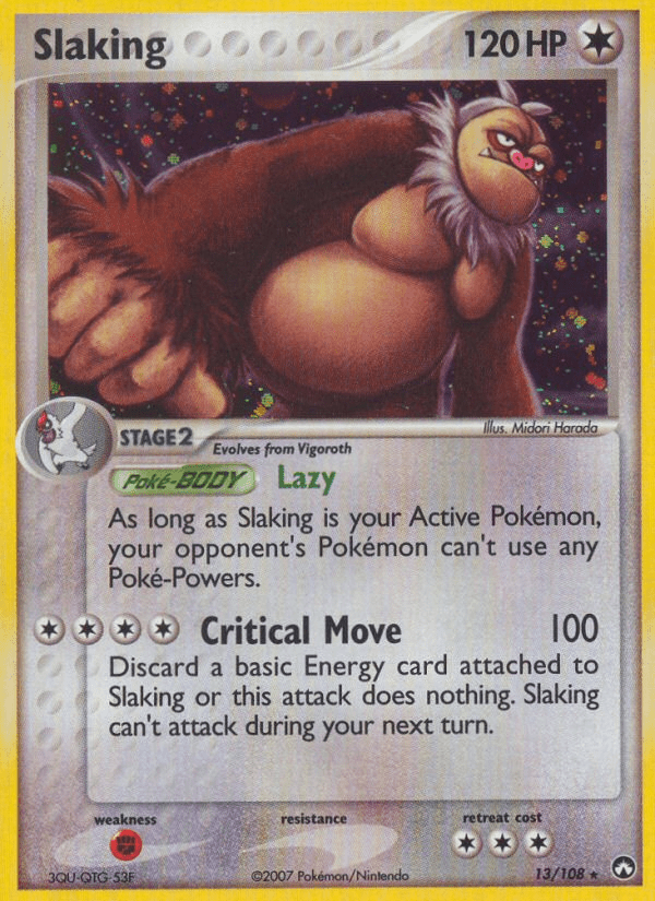 Slaking (13/108) [EX: Power Keepers] Pokemon Single Pokémon  | Multizone: Comics And Games