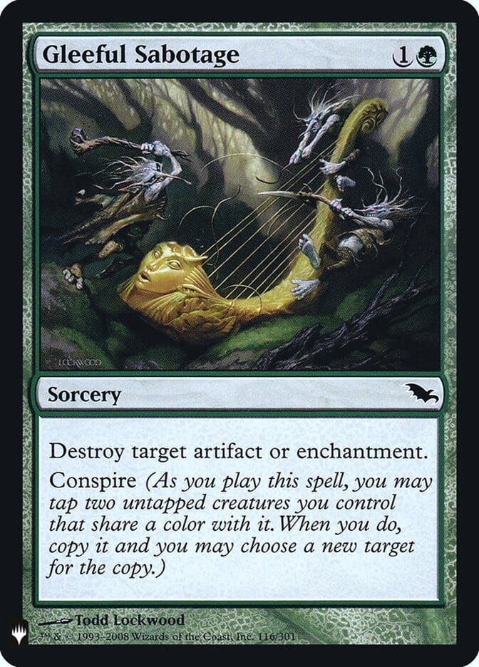 Gleeful Sabotage [Mystery Booster] MTG Single Magic: The Gathering  | Multizone: Comics And Games