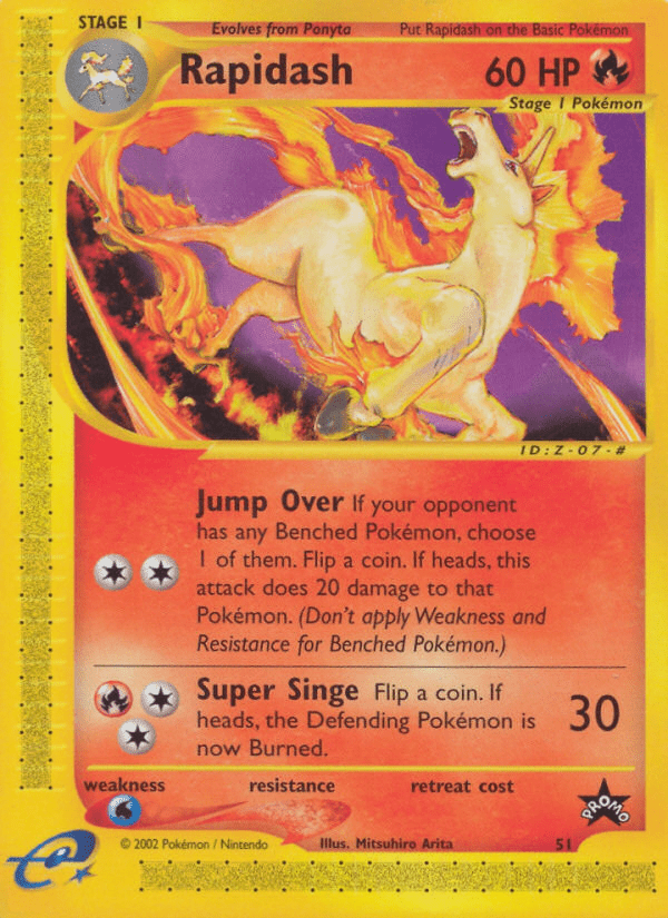 Rapidash (51) [Wizards of the Coast: Black Star Promos] Pokemon Single Pokémon  | Multizone: Comics And Games