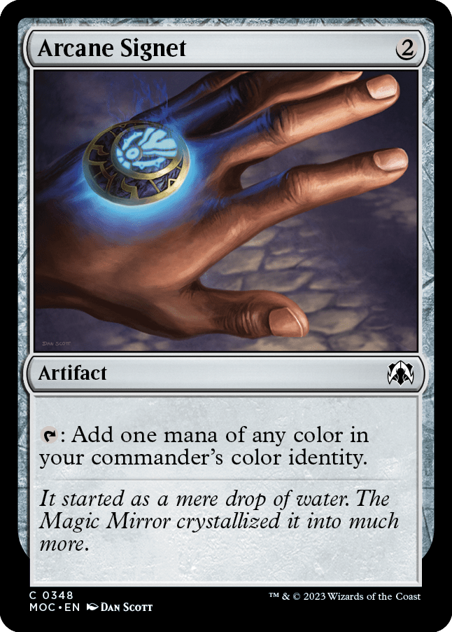 Arcane Signet [March of the Machine Commander] MTG Single Magic: The Gathering  | Multizone: Comics And Games