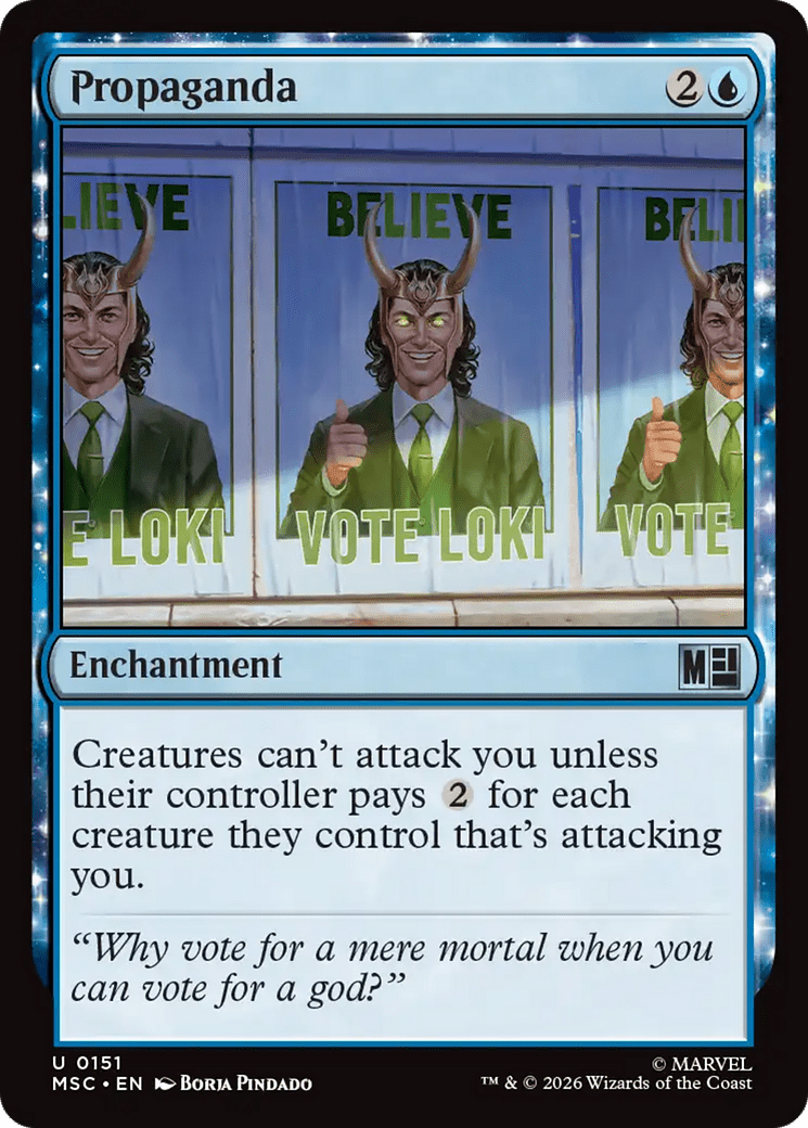 Propaganda [Marvel Super Heroes Commander] MTG Single Magic: The Gathering  | Multizone: Comics And Games