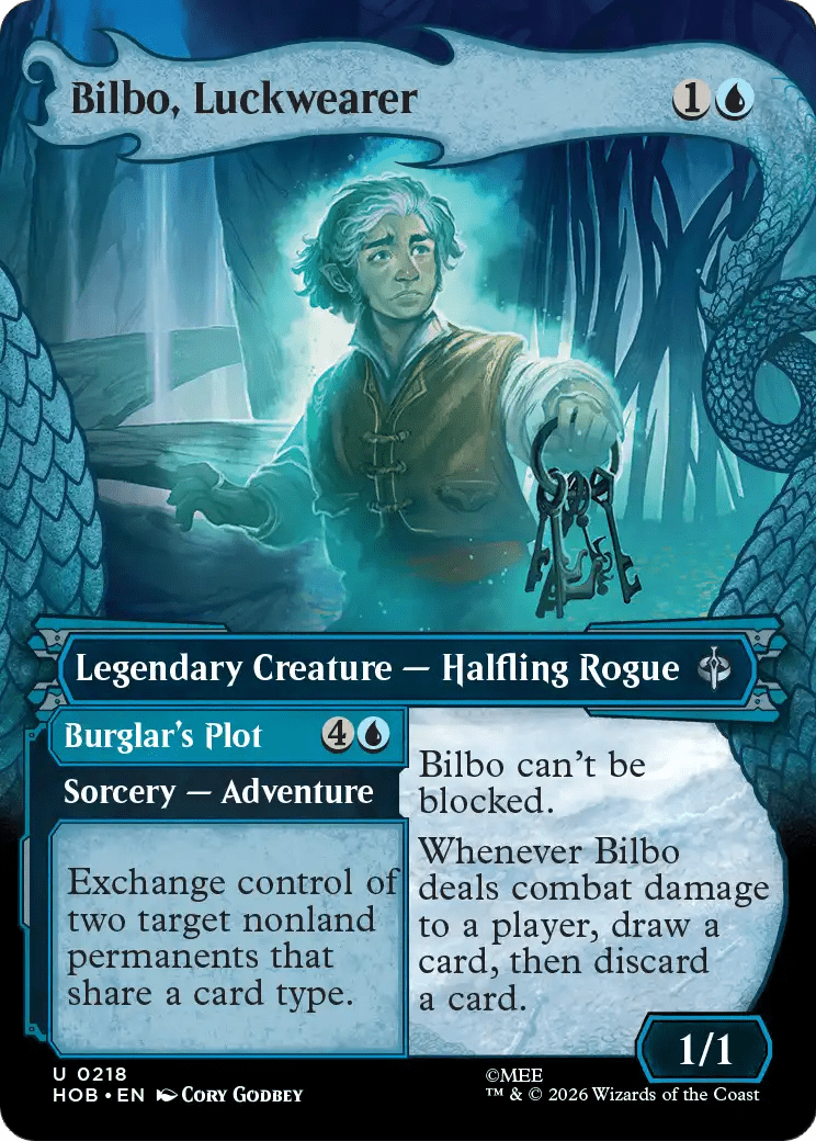 Bilbo, Luckwearer (Showcase) [The Hobbit] MTG Single Magic: The Gathering  | Multizone: Comics And Games