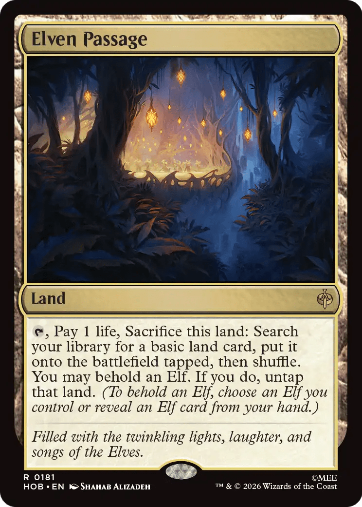 Elven Passage [The Hobbit] MTG Single Magic: The Gathering  | Multizone: Comics And Games