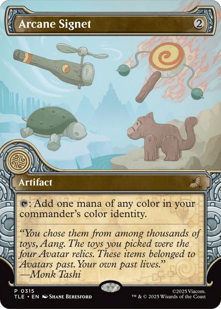 Arcane Signet (Showcase) [Avatar: The Last Airbender: Eternal-Legal] MTG Single Magic: The Gathering  | Multizone: Comics And Games