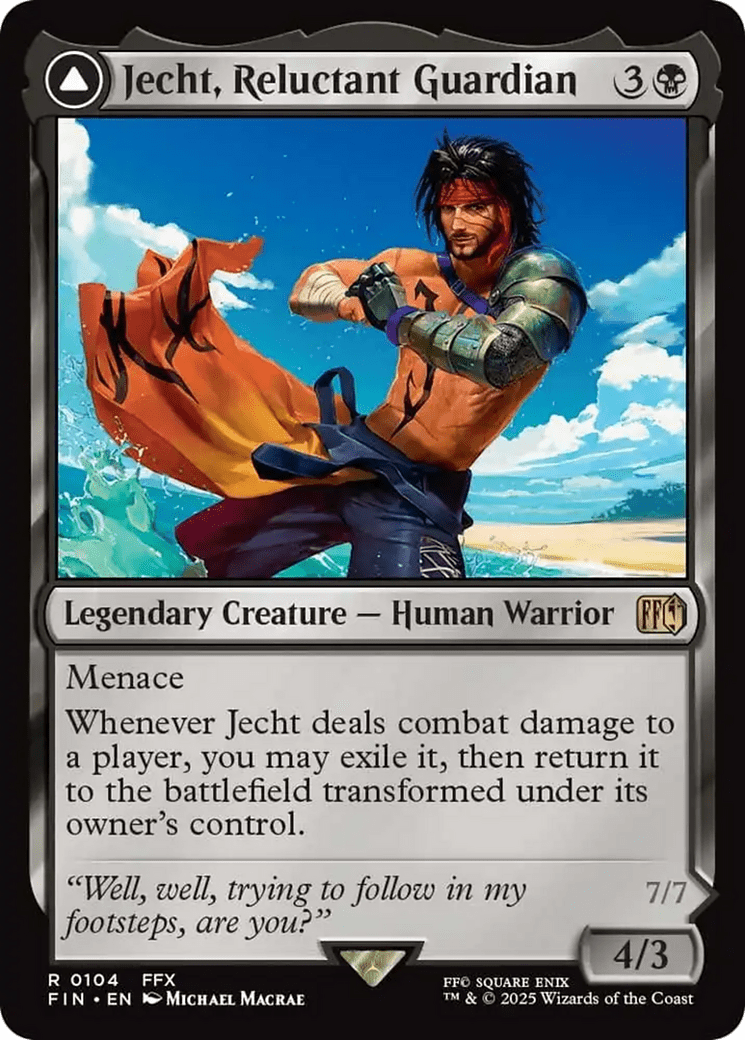 Jecht, Reluctant Guardian // Braska's Final Aeon [FINAL FANTASY] MTG Single Magic: The Gathering  | Multizone: Comics And Games