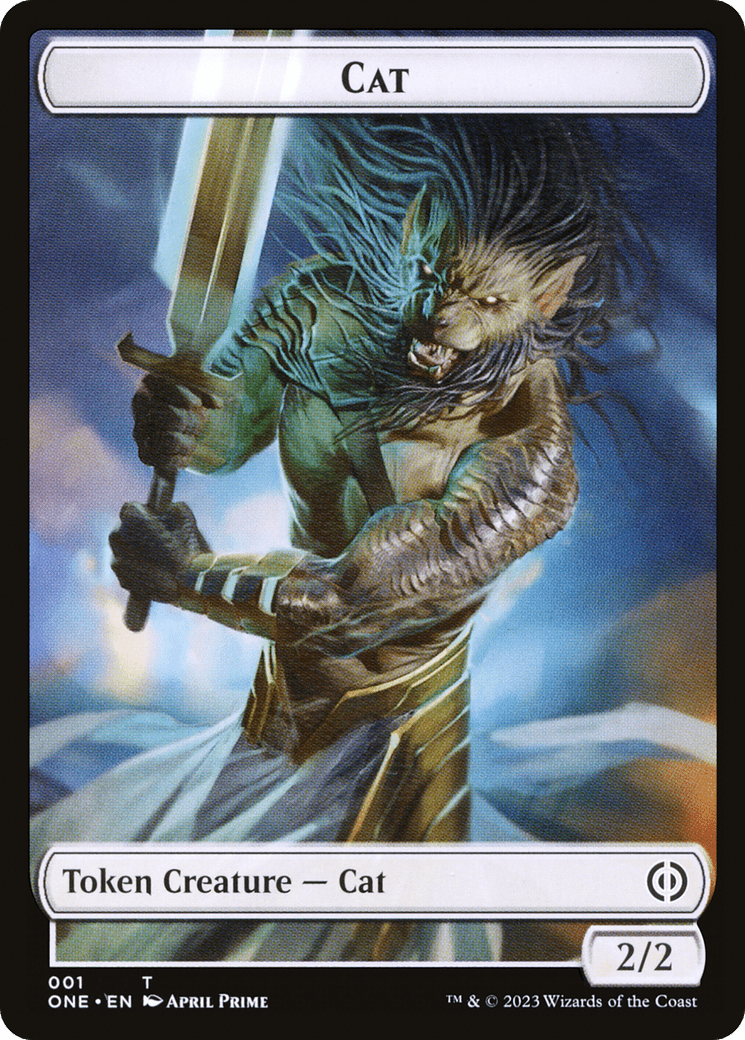 Cat Token [Phyrexia: All Will Be One Tokens] MTG Single Magic: The Gathering  | Multizone: Comics And Games