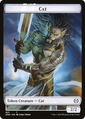 Cat Token [Phyrexia: All Will Be One Tokens] MTG Single Magic: The Gathering  | Multizone: Comics And Games