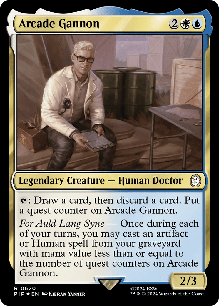 Arcade Gannon (Surge Foil) [Fallout] MTG Single Magic: The Gathering  | Multizone: Comics And Games