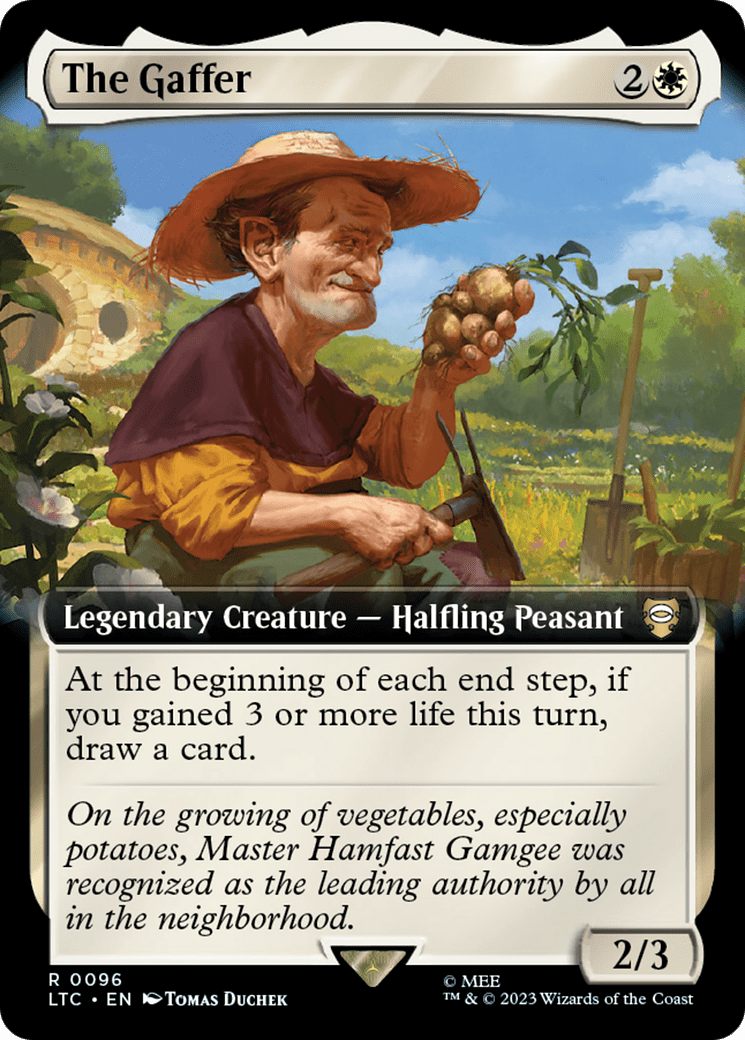 The Gaffer (Extended Art) [The Lord of the Rings: Tales of Middle-Earth Commander] MTG Single Magic: The Gathering  | Multizone: Comics And Games