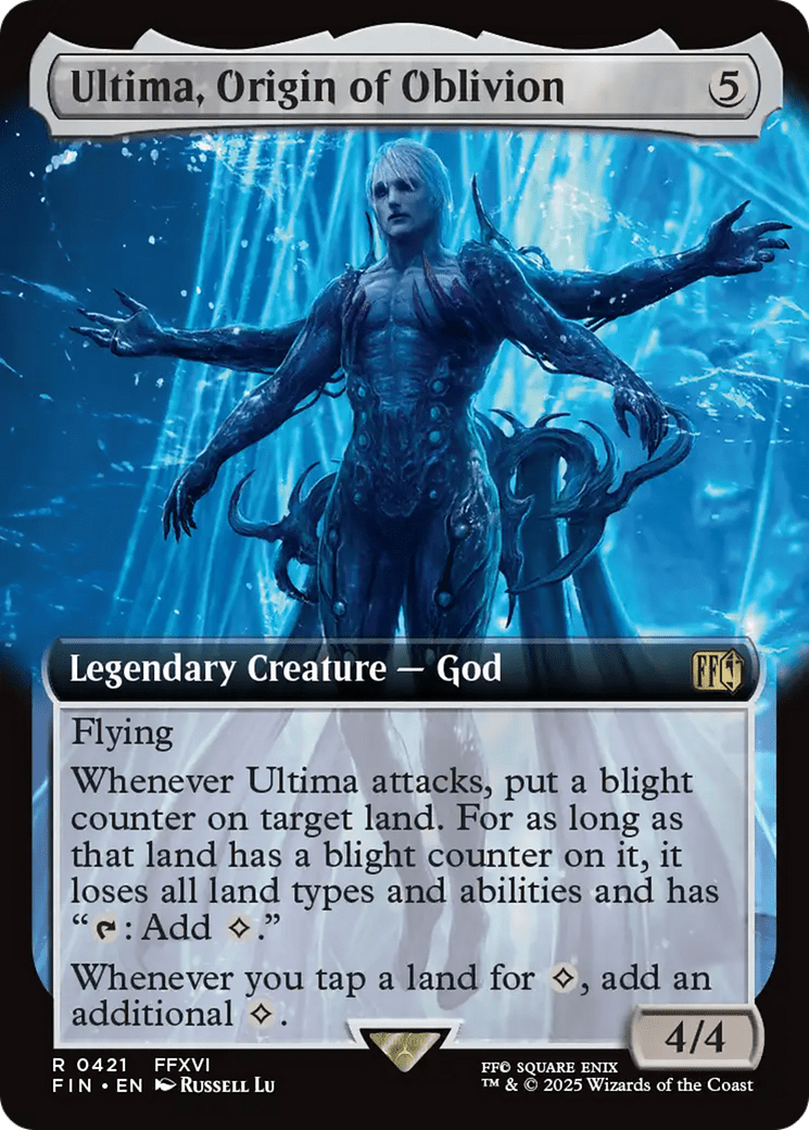 Ultima, Origin of Oblivion (Extended Art) [FINAL FANTASY] MTG Single Magic: The Gathering  | Multizone: Comics And Games
