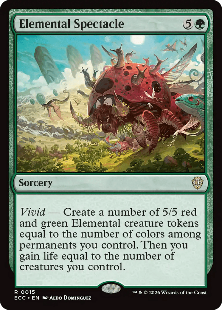 Elemental Spectacle [Lorwyn Eclipsed Commander] MTG Single Magic: The Gathering  | Multizone: Comics And Games
