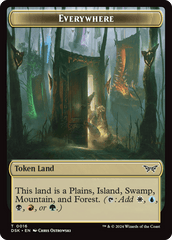 Everywhere // Copy Double-Sided Token [Duskmourn: House of Horror Tokens] MTG Single Magic: The Gathering  | Multizone: Comics And Games
