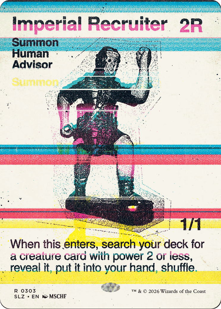 Imperial Recruiter (0303) [Secret Lair x MSCHF: The Zeta Set] MTG Single Magic: The Gathering  | Multizone: Comics And Games