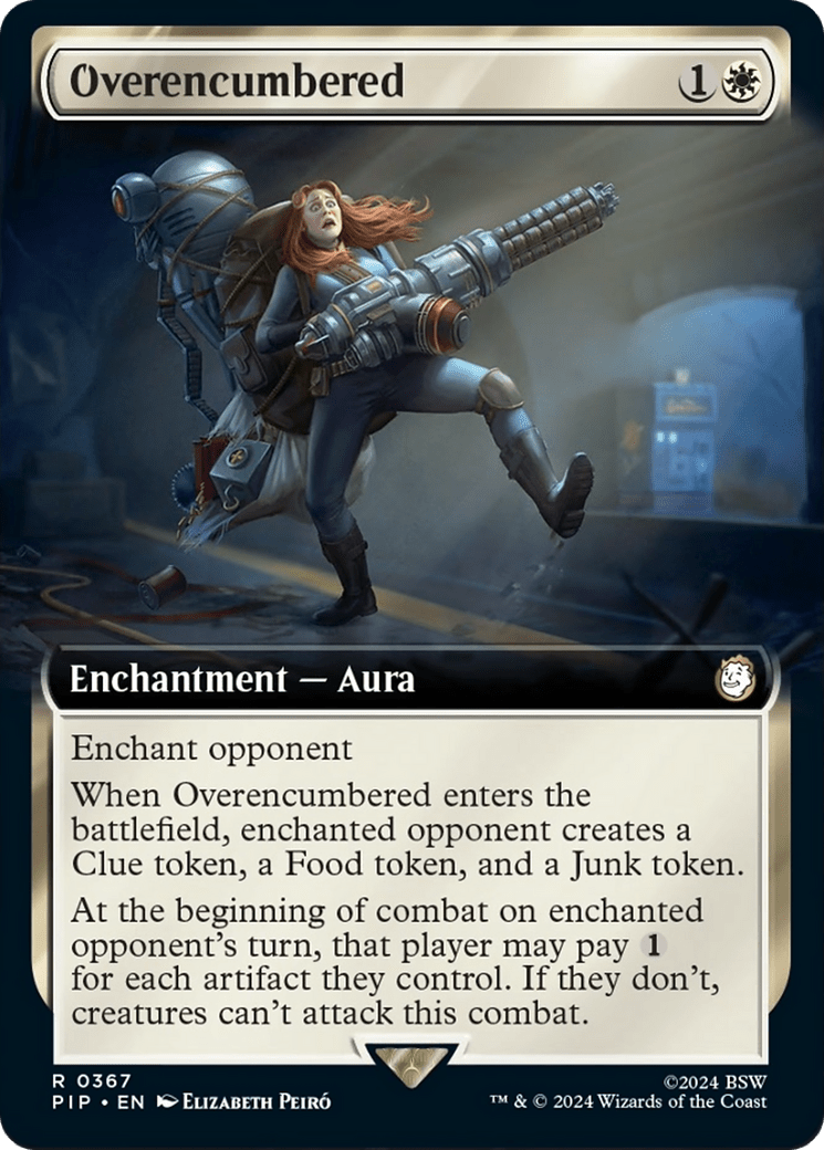 Overencumbered (Extended Art) [Fallout] MTG Single Magic: The Gathering  | Multizone: Comics And Games