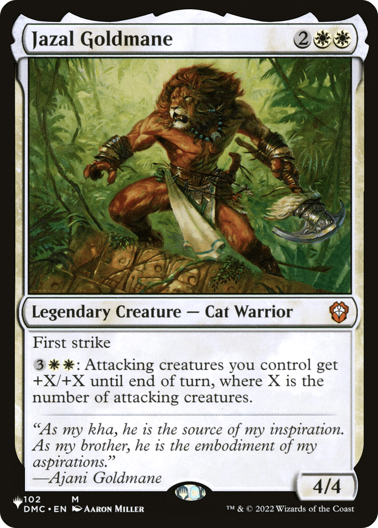 Jazal Goldmane [The List] MTG Single Magic: The Gathering  | Multizone: Comics And Games