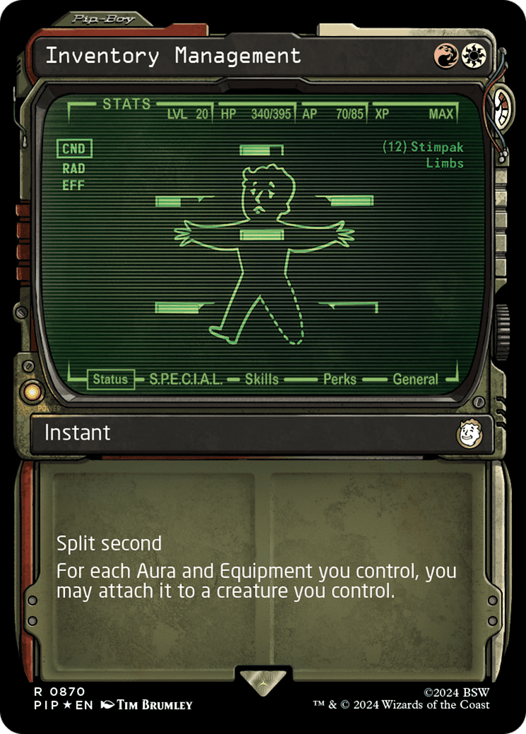 Inventory Management (Showcase) (Surge Foil) [Fallout] MTG Single Magic: The Gathering  | Multizone: Comics And Games