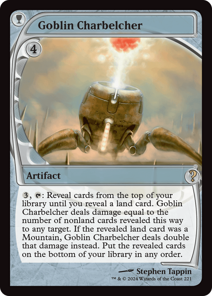 Goblin Charbelcher (Future Sight) [Mystery Booster 2] MTG Single Magic: The Gathering  | Multizone: Comics And Games
