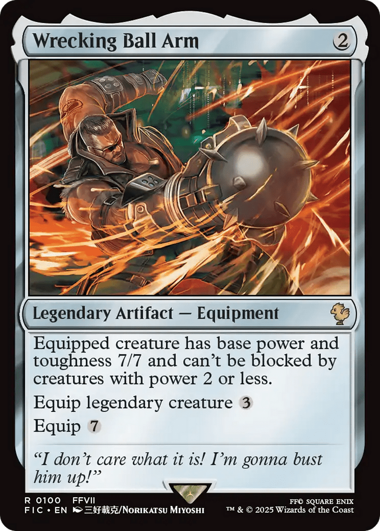 Wrecking Ball Arm [FINAL FANTASY Commander] MTG Single Magic: The Gathering  | Multizone: Comics And Games