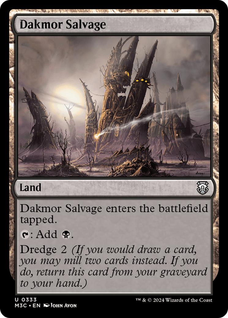 Dakmor Salvage (Ripple Foil) [Modern Horizons 3 Commander] MTG Single Magic: The Gathering  | Multizone: Comics And Games