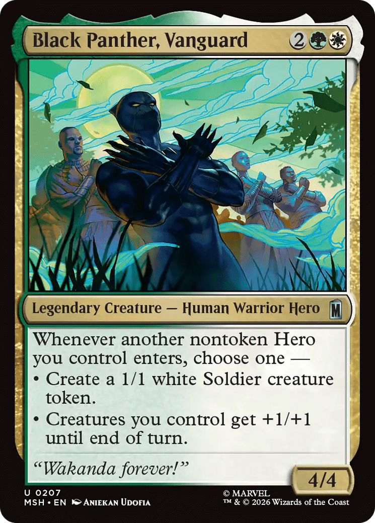 Black Panther, Vanguard [Marvel Super Heroes] MTG Single Magic: The Gathering  | Multizone: Comics And Games