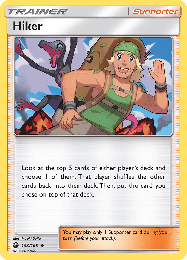 Hiker (133/168) [Sun & Moon: Celestial Storm] Pokemon Single Pokémon  | Multizone: Comics And Games