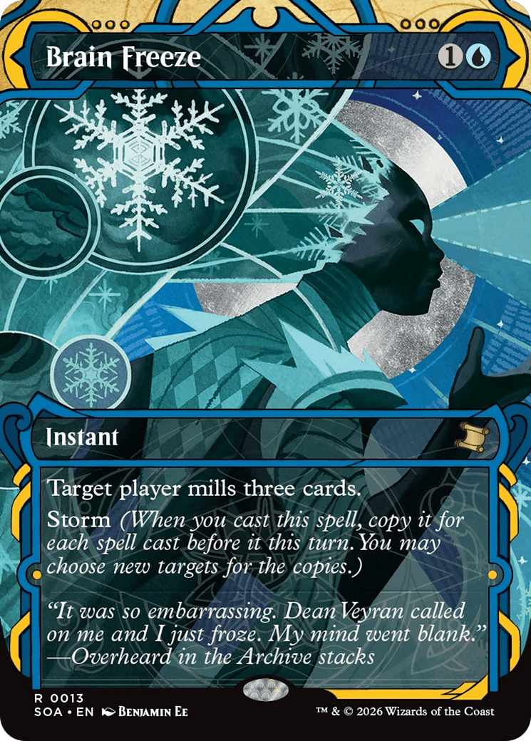 Brain Freeze [Secrets of Strixhaven: Mystical Archive] MTG Single Magic: The Gathering  | Multizone: Comics And Games