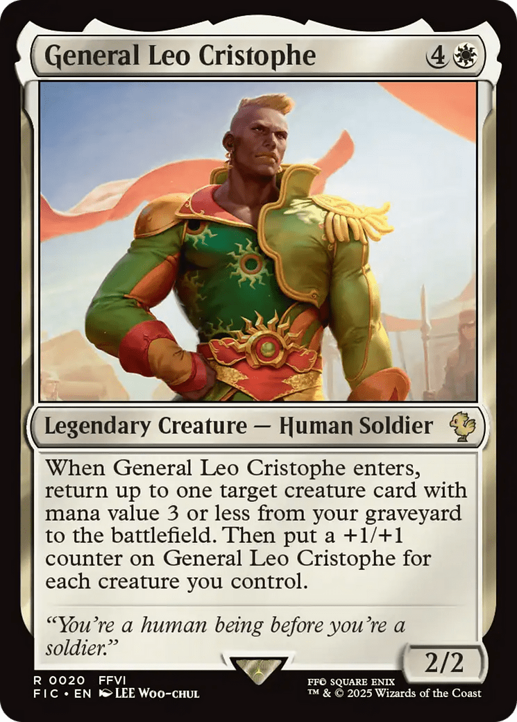 General Leo Cristophe [FINAL FANTASY Commander] MTG Single Magic: The Gathering  | Multizone: Comics And Games
