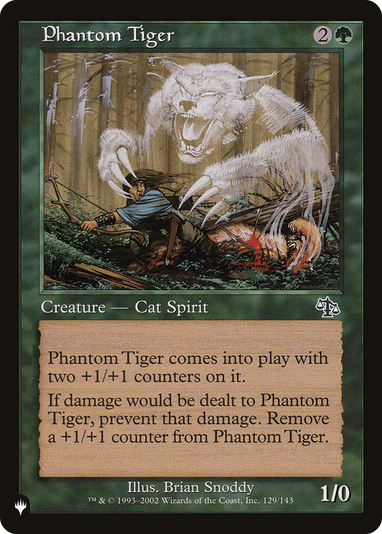 Phantom Tiger [The List] MTG Single Magic: The Gathering  | Multizone: Comics And Games