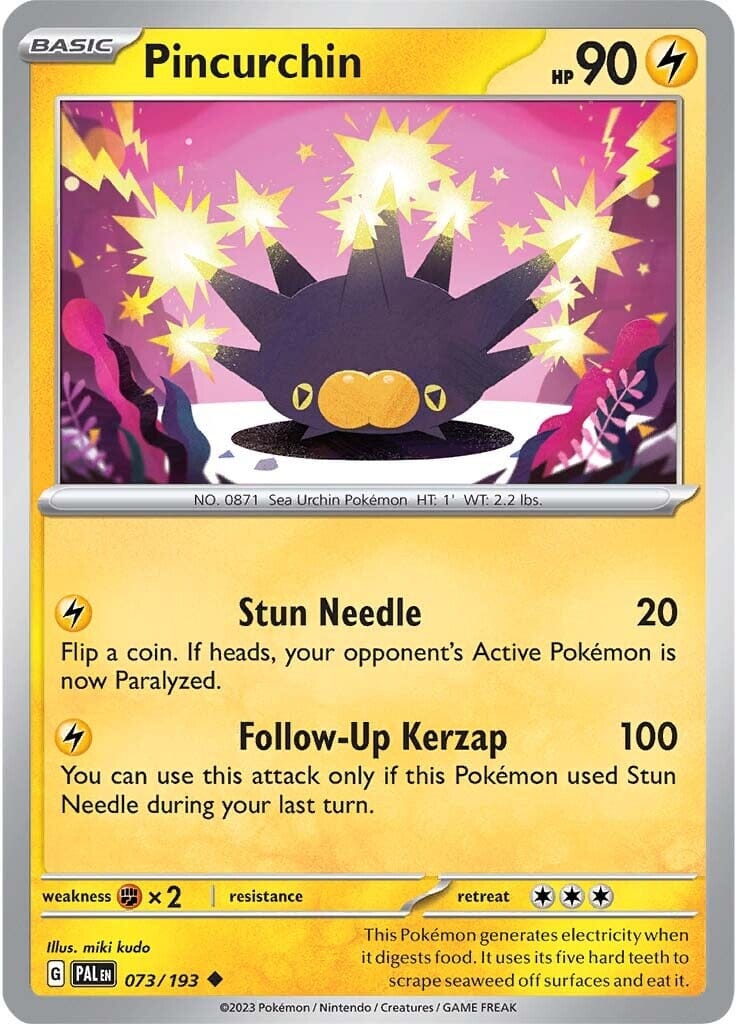 Pincurchin (073/193) [Scarlet & Violet: Paldea Evolved] Pokemon Single Pokémon  | Multizone: Comics And Games