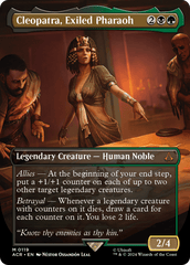 Cleopatra, Exiled Pharaoh (Borderless) [Assassin's Creed] MTG Single Magic: The Gathering  | Multizone: Comics And Games