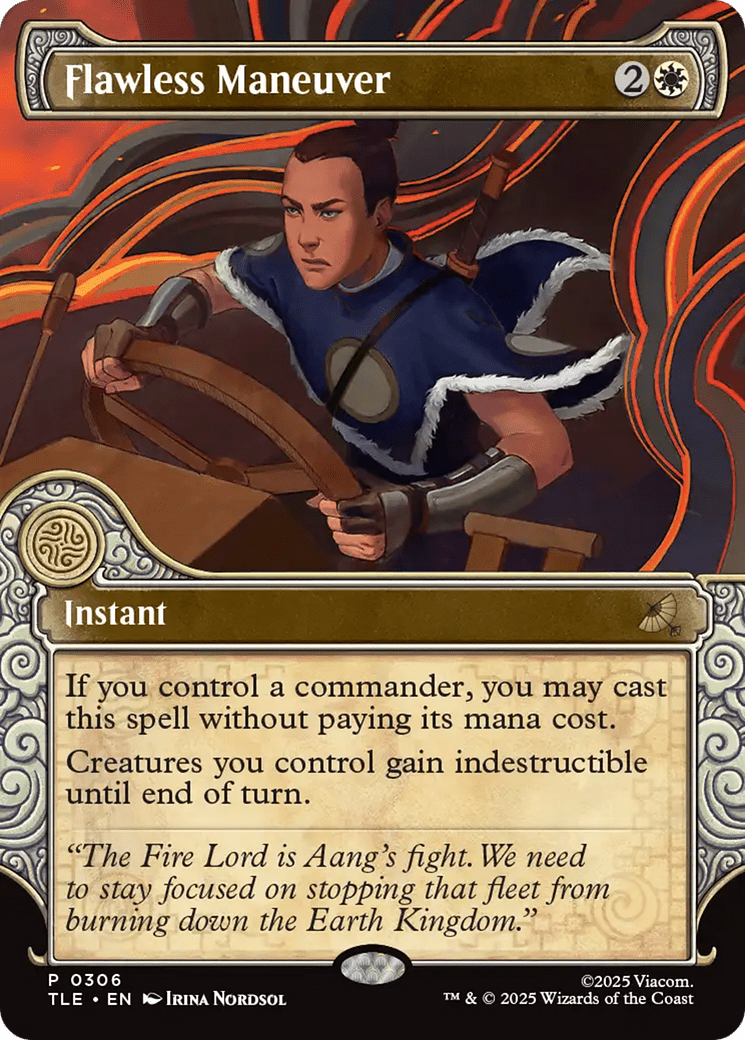 Flawless Maneuver (Showcase) [Avatar: The Last Airbender: Eternal-Legal] MTG Single Magic: The Gathering  | Multizone: Comics And Games