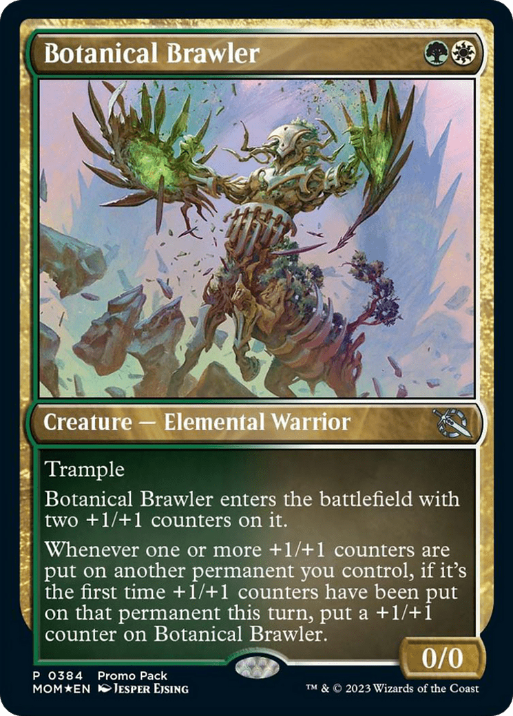 Botanical Brawler (Promo Pack) [March of the Machine Promos] MTG Single Magic: The Gathering  | Multizone: Comics And Games