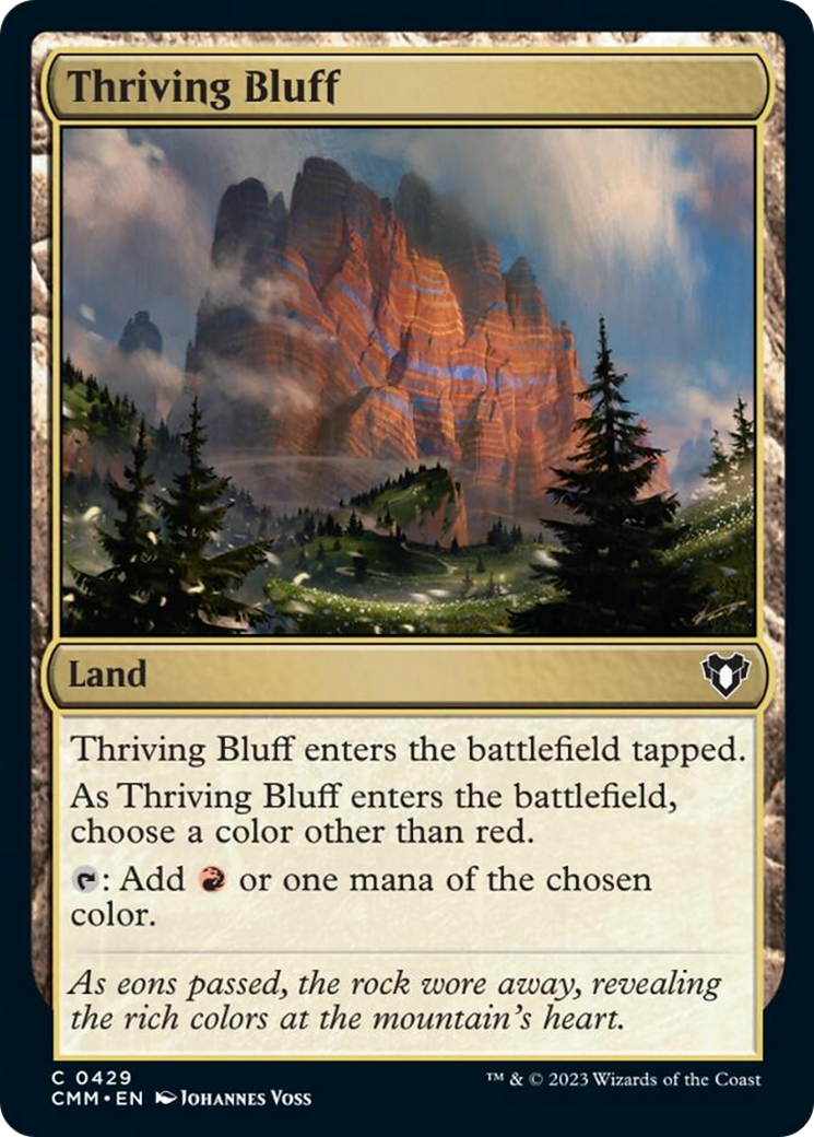 Thriving Bluff [Commander Masters] | Multizone: Comics And Games