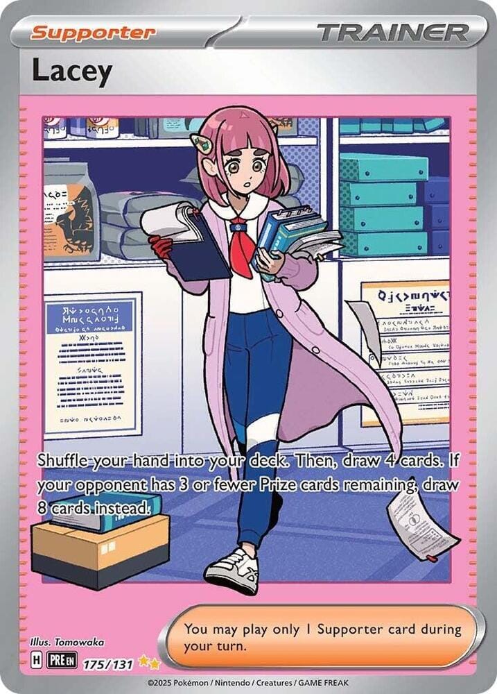 Lacey (175/131) [Scarlet & Violet: Prismatic Evolutions] Pokemon Single Pokémon  | Multizone: Comics And Games