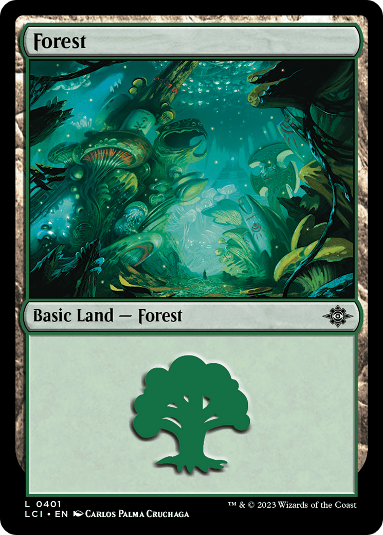 Forest (0401) [The Lost Caverns of Ixalan] MTG Single Magic: The Gathering  | Multizone: Comics And Games