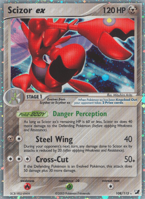 Scizor ex (108/115) [EX: Unseen Forces] Pokemon Single Pokémon  | Multizone: Comics And Games