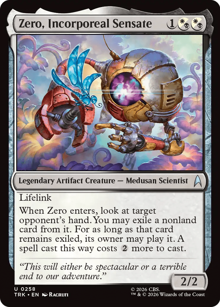 Zero, Incorporeal Sensate [Star Trek] MTG Single Magic: The Gathering  | Multizone: Comics And Games