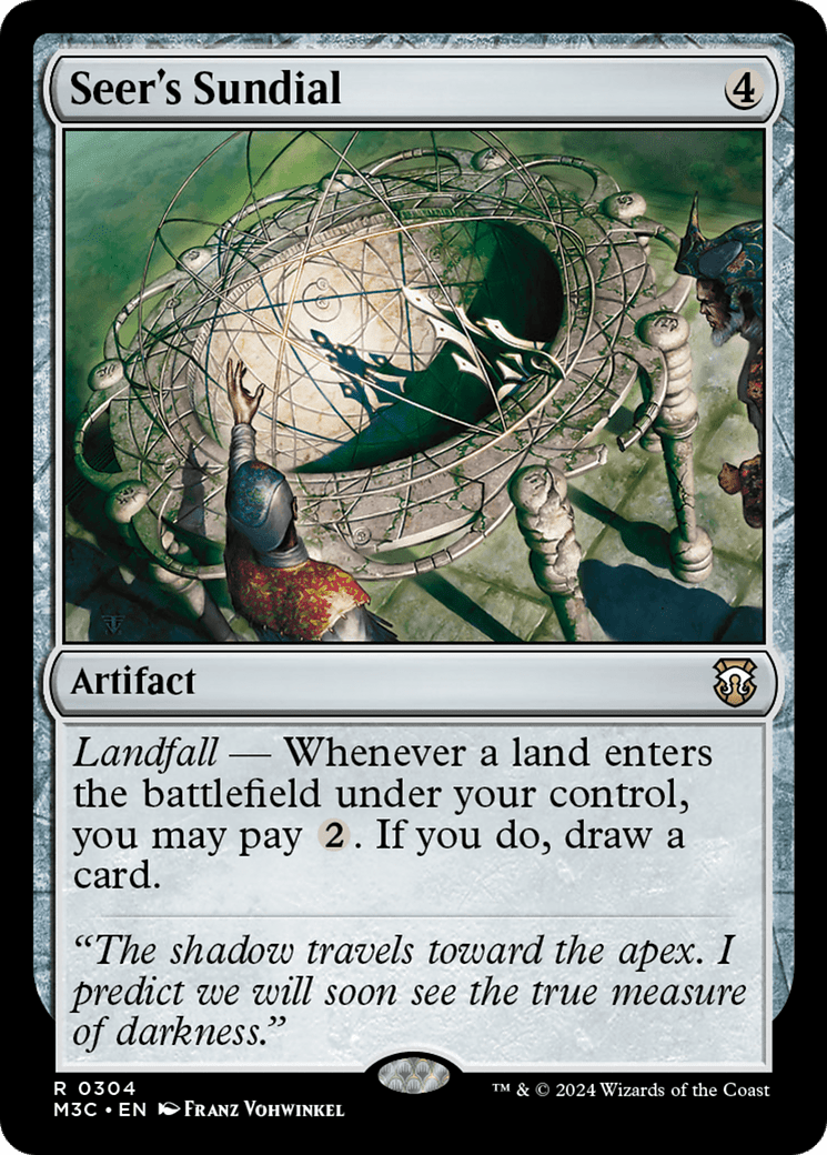 Seer's Sundial (Ripple Foil) [Modern Horizons 3 Commander] MTG Single Magic: The Gathering  | Multizone: Comics And Games