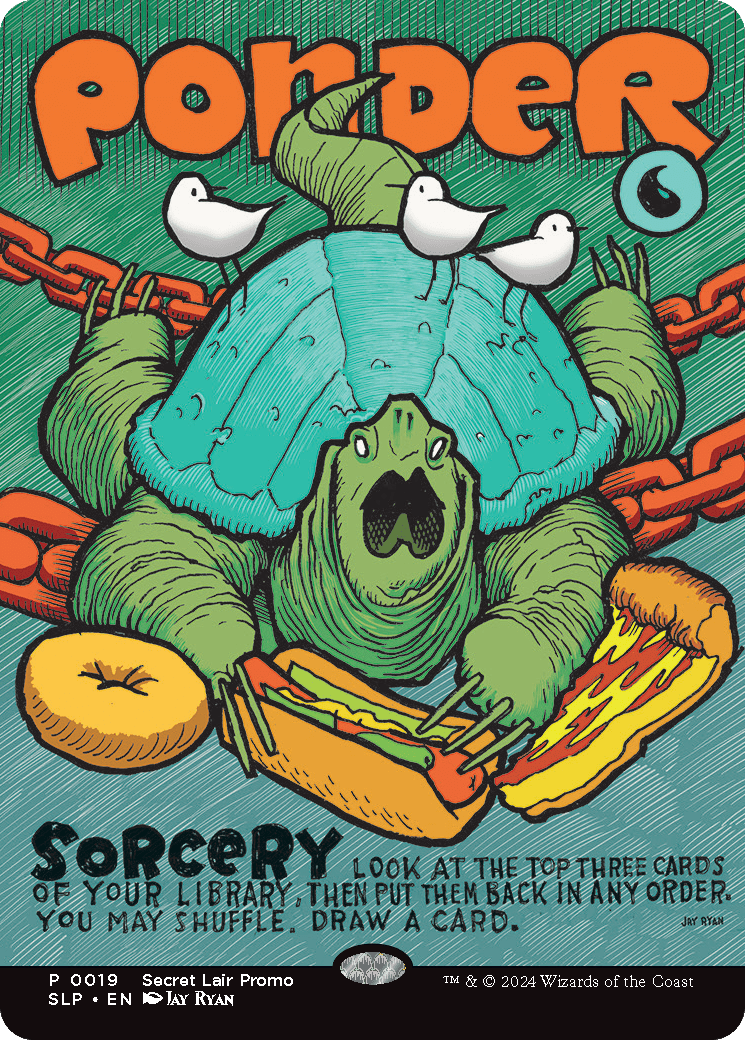 Ponder [Secret Lair Showdown] MTG Single Magic: The Gathering  | Multizone: Comics And Games