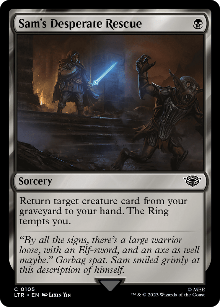 Sam's Desperate Rescue [The Lord of the Rings: Tales of Middle-Earth] MTG Single Magic: The Gathering  | Multizone: Comics And Games
