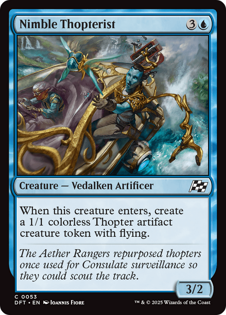 Nimble Thopterist [Aetherdrift] MTG Single Magic: The Gathering  | Multizone: Comics And Games