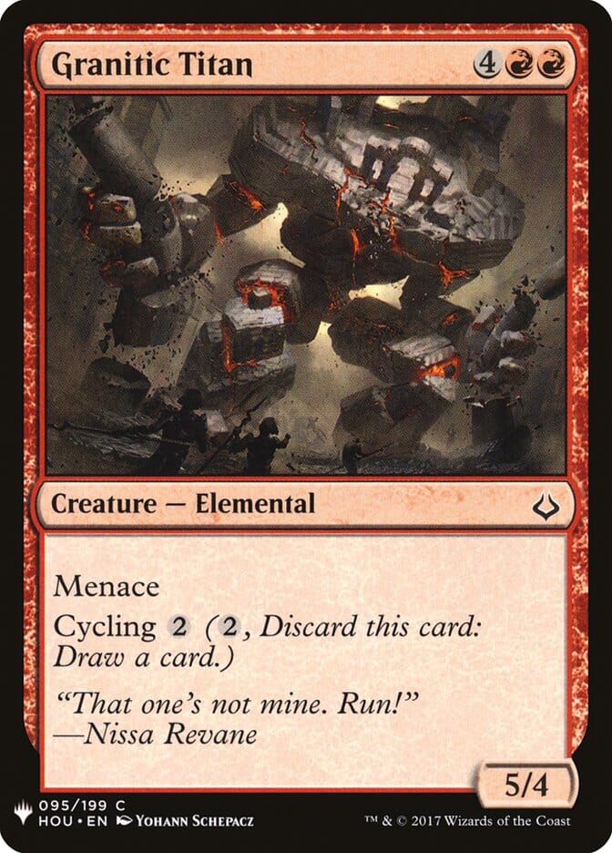 Granitic Titan [Mystery Booster] MTG Single Magic: The Gathering  | Multizone: Comics And Games