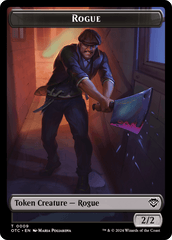 Rogue // The Monarch Double-Sided Token [Outlaws of Thunder Junction Commander Tokens] MTG Single Magic: The Gathering  | Multizone: Comics And Games