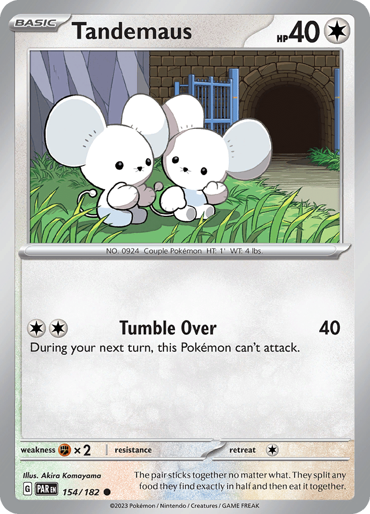 Tandemaus (154/182) [Scarlet & Violet: Paradox Rift] Pokemon Single Pokémon  | Multizone: Comics And Games