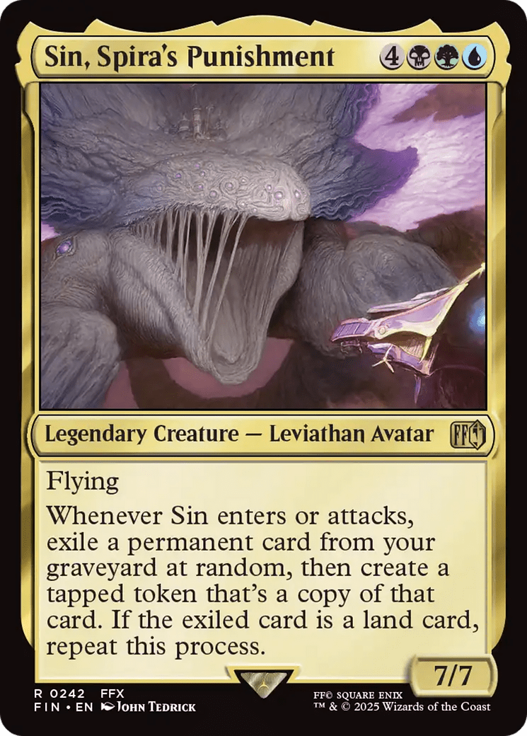 Sin, Spira's Punishment [FINAL FANTASY] MTG Single Magic: The Gathering  | Multizone: Comics And Games
