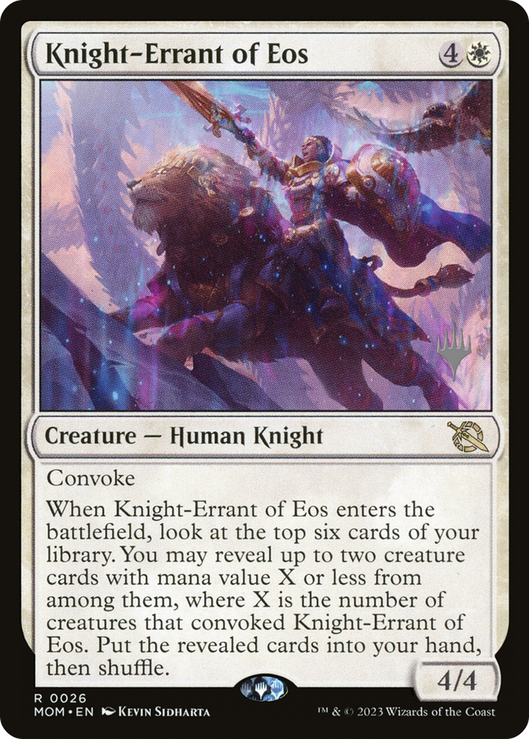 Knight-Errant of Eos (Promo Pack) [March of the Machine Promos] | Multizone: Comics And Games