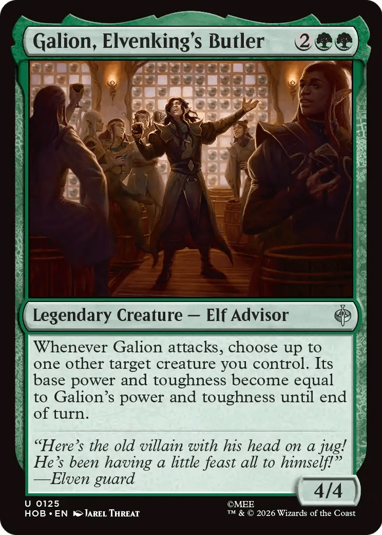 Galion, Elvenking's Butler [The Hobbit] MTG Single Magic: The Gathering  | Multizone: Comics And Games