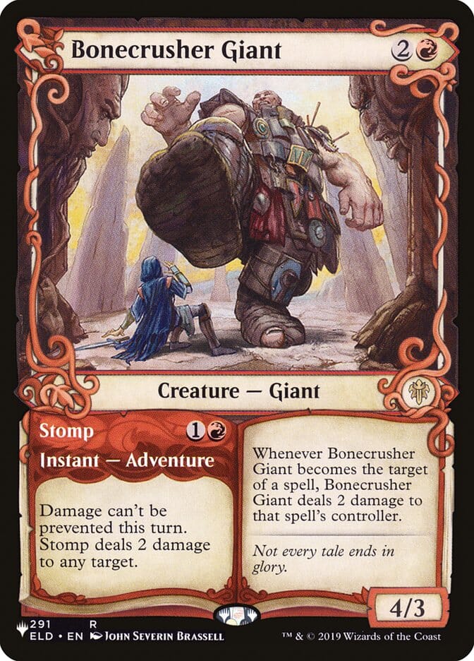 Bonecrusher Giant // Stomp [The List] MTG Single Magic: The Gathering  | Multizone: Comics And Games